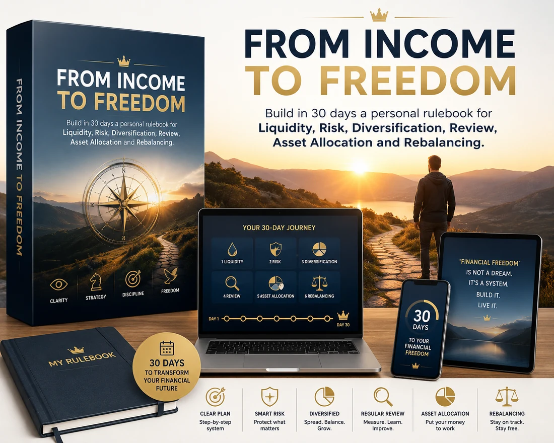 Premium course mockup From Income to Freedom