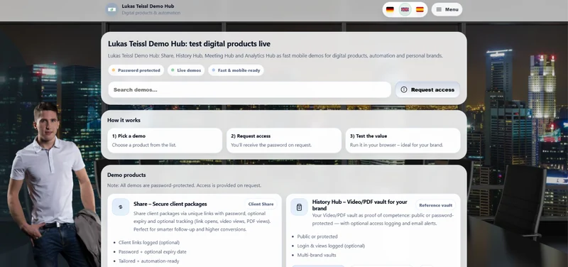 Lukas Teissl Demo – Public project view (EN)