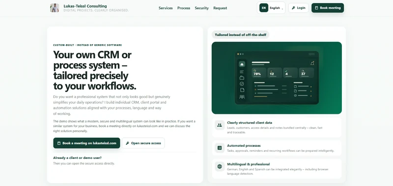 Sales CRM & Automation – Public project view (EN)