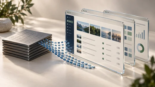 UPC · Connecting data and interfaces · Illustration